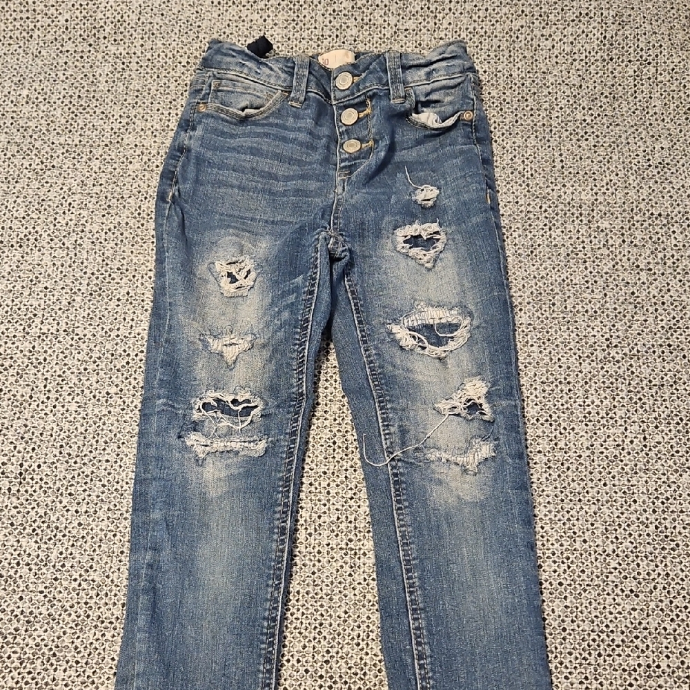 SO Kids Distressed Blue Jeans